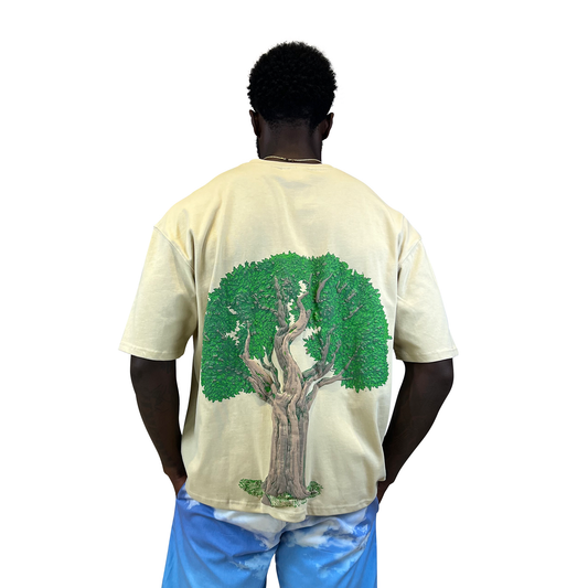 PALVE TREE TEE - SAND