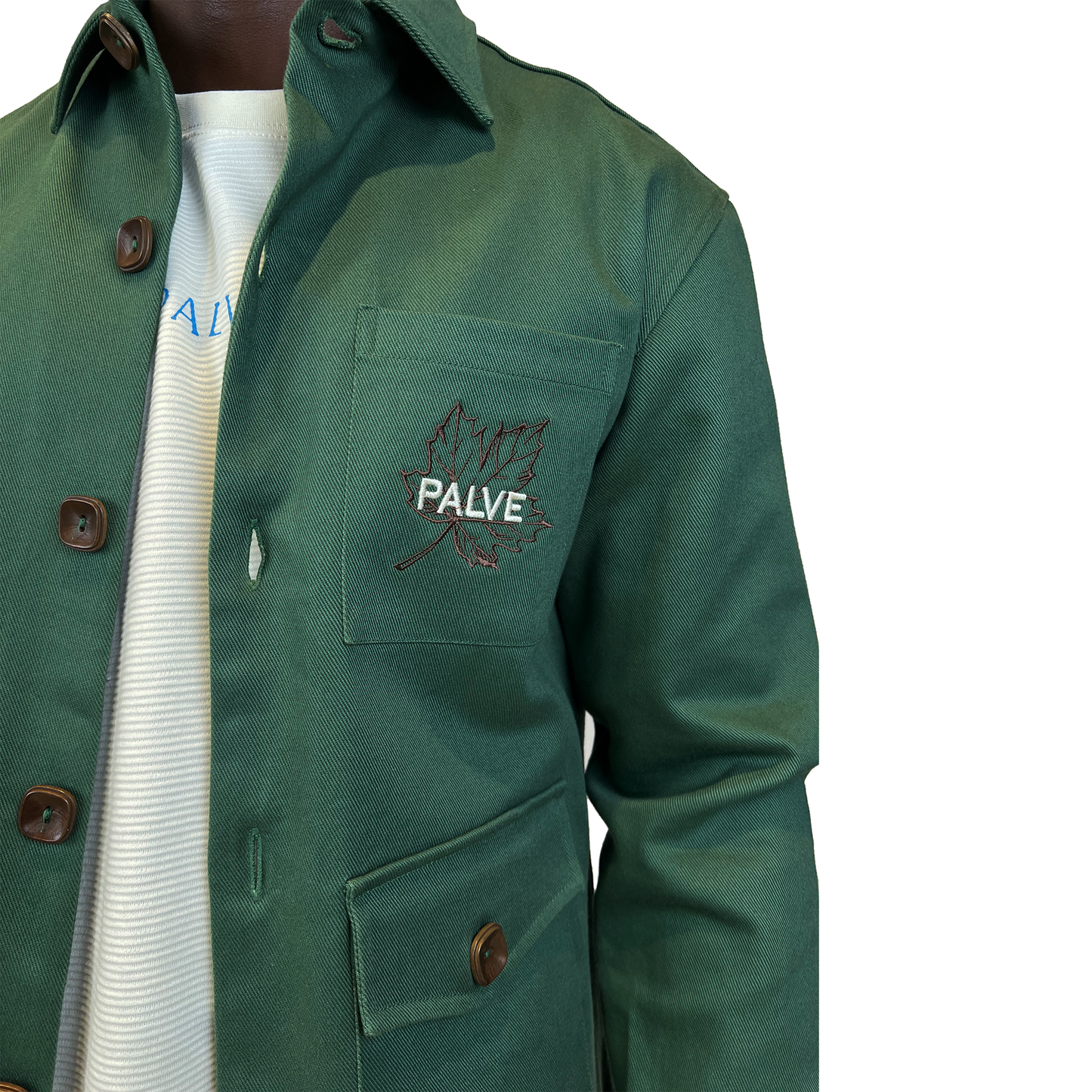 PALVE GREEN OVERSHIRT