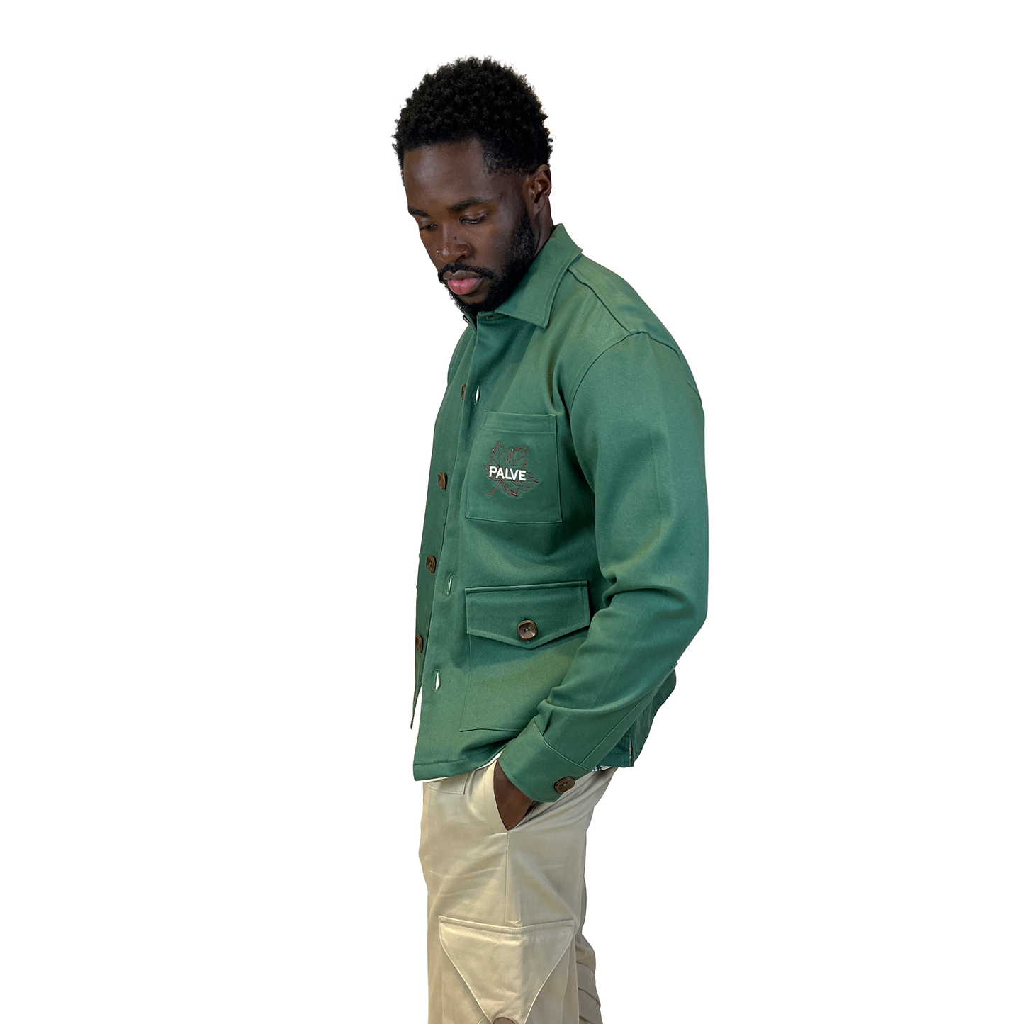 PALVE GREEN OVERSHIRT