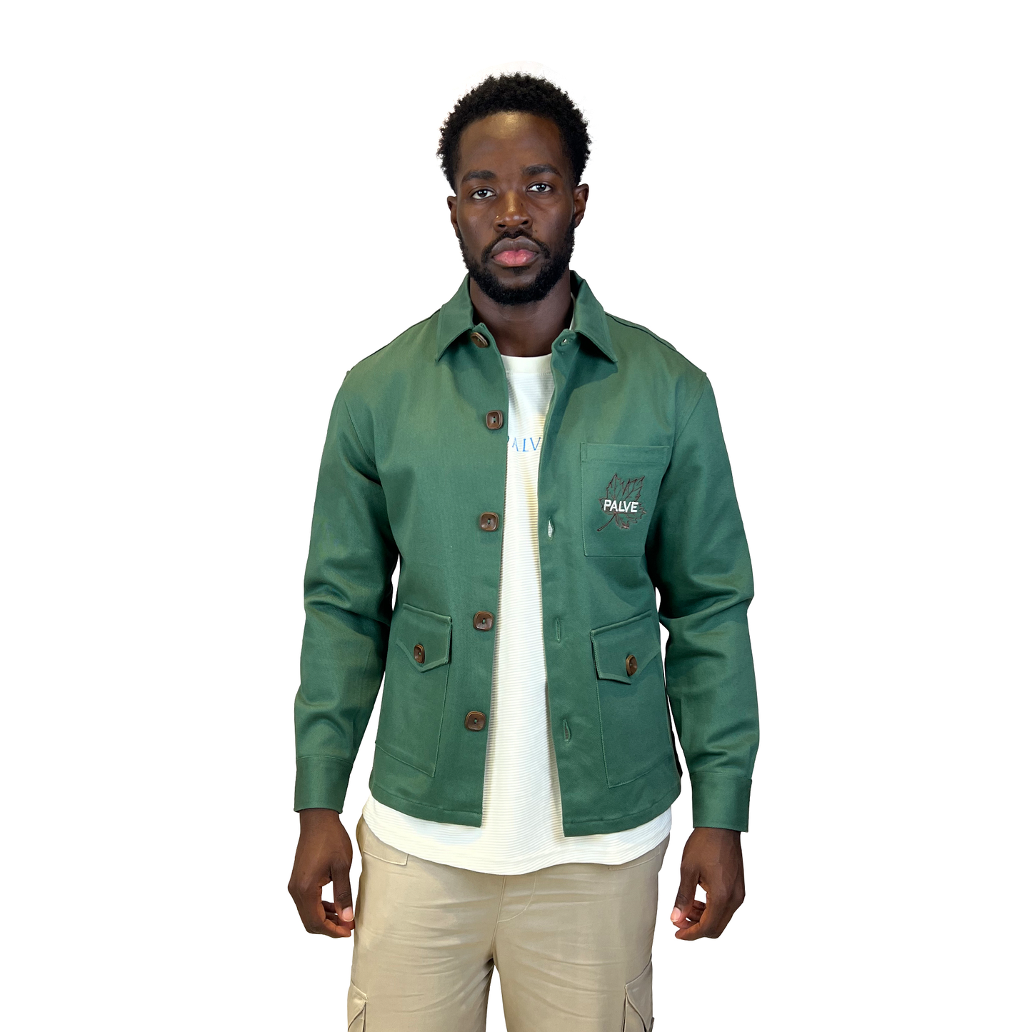 PALVE GREEN OVERSHIRT