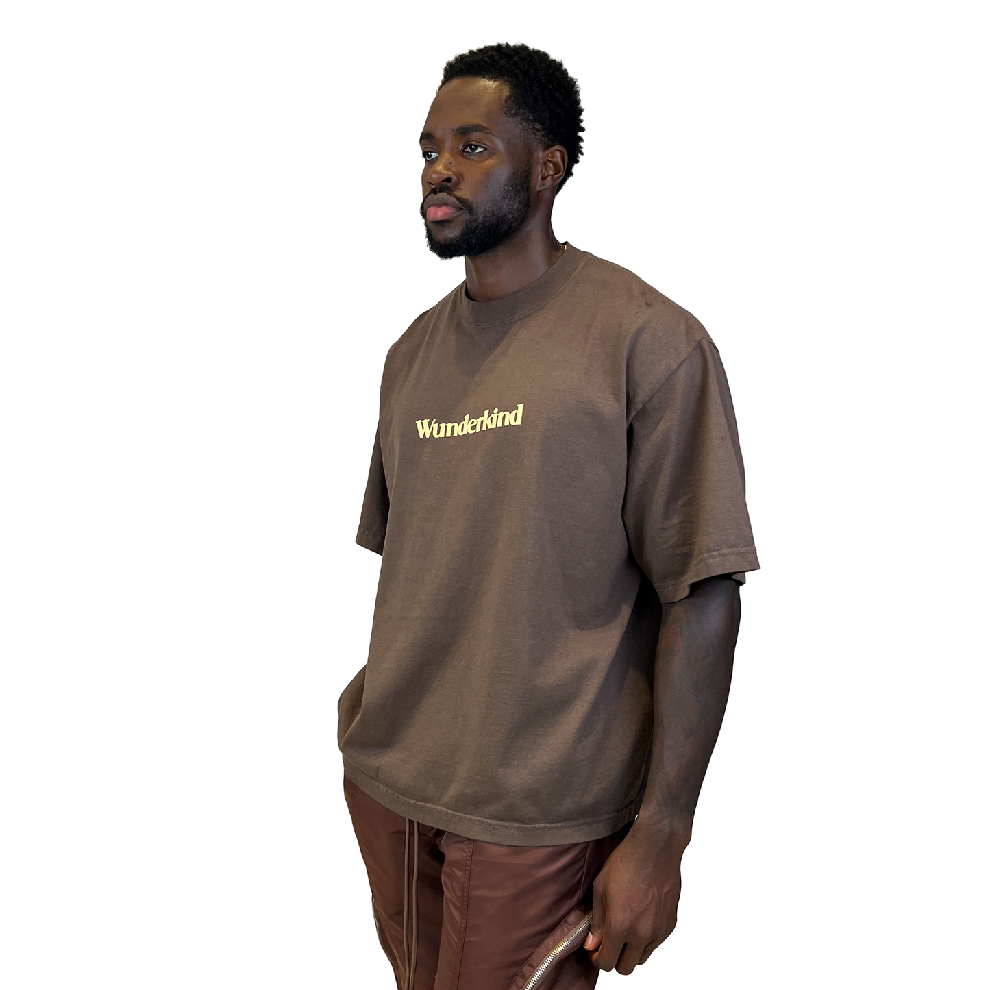 WUNDERKIND INTUITION TEE - BROWN