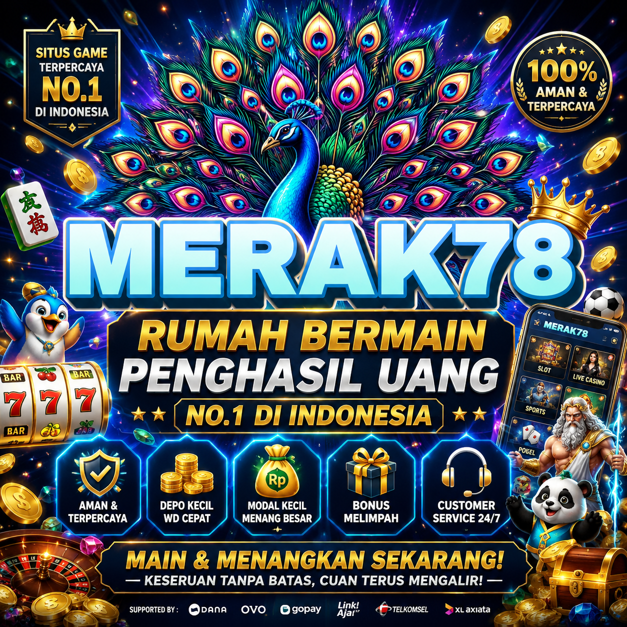 MERAK78 # Rumah Bermain Penghasil Uang No.1 Di Indonesia
